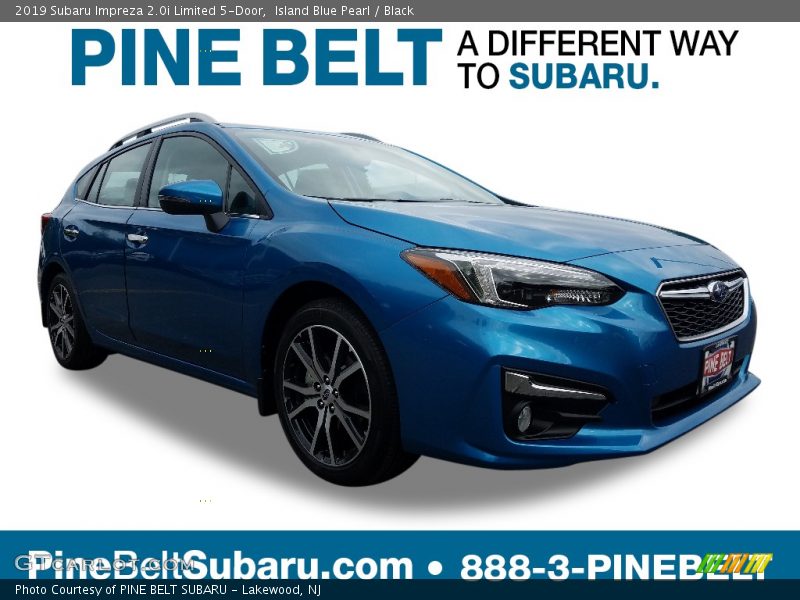Island Blue Pearl / Black 2019 Subaru Impreza 2.0i Limited 5-Door