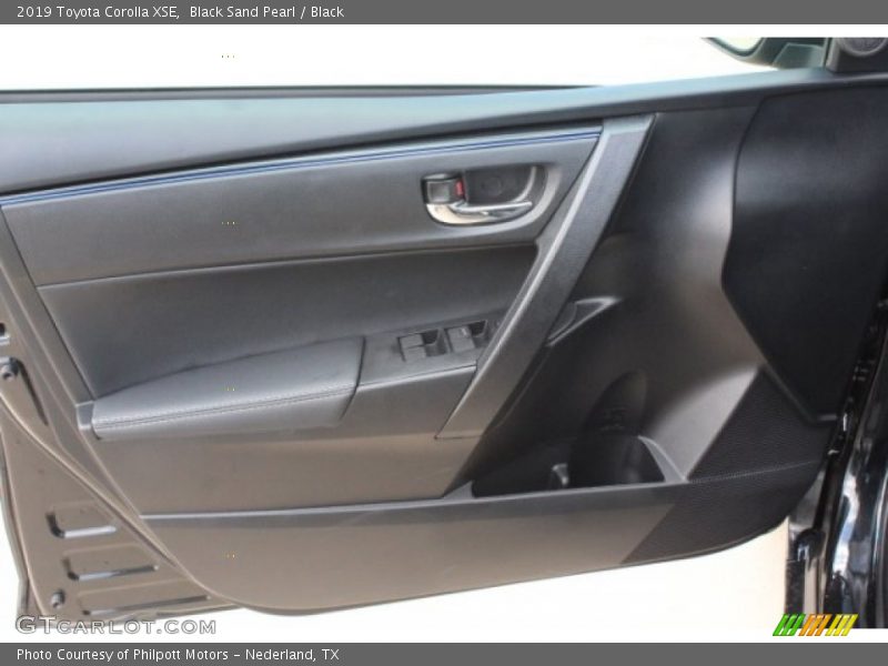 Black Sand Pearl / Black 2019 Toyota Corolla XSE