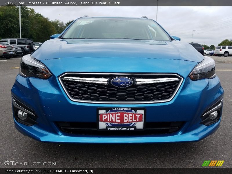 Island Blue Pearl / Black 2019 Subaru Impreza 2.0i Limited 5-Door