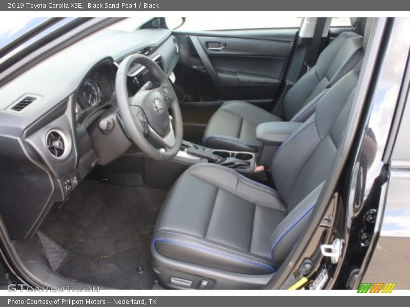 Black Sand Pearl / Black 2019 Toyota Corolla XSE
