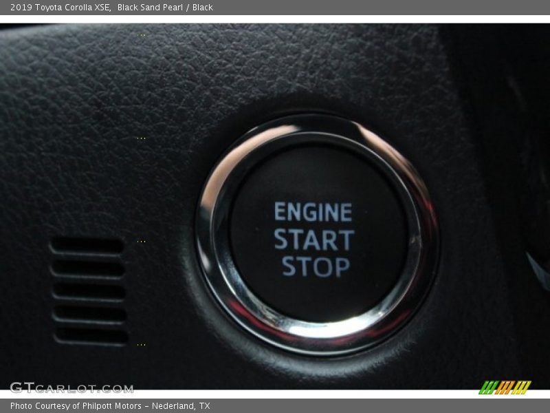 Black Sand Pearl / Black 2019 Toyota Corolla XSE