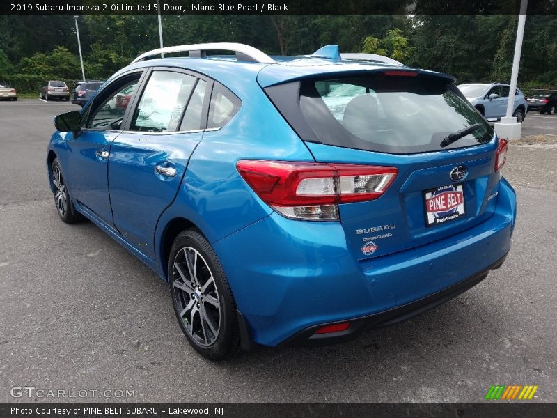 Island Blue Pearl / Black 2019 Subaru Impreza 2.0i Limited 5-Door