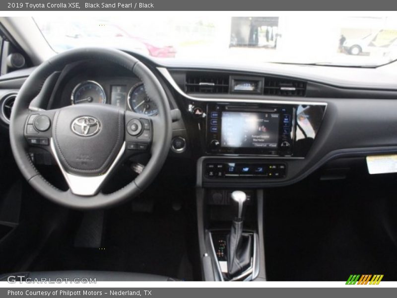 Black Sand Pearl / Black 2019 Toyota Corolla XSE