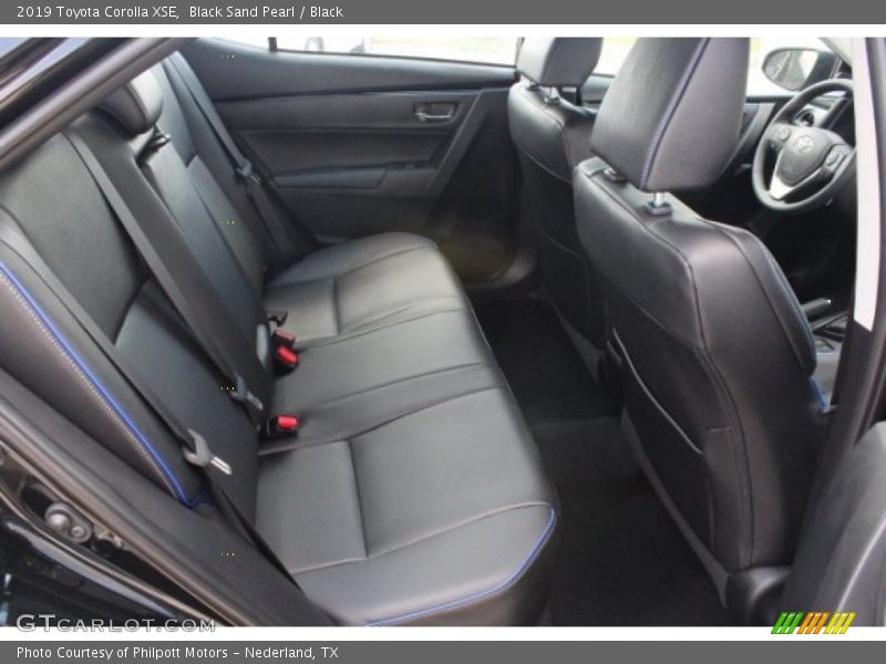 Black Sand Pearl / Black 2019 Toyota Corolla XSE