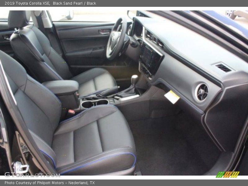 Black Sand Pearl / Black 2019 Toyota Corolla XSE