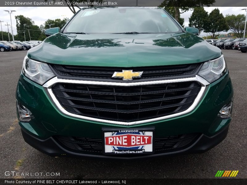 Ivy Green Metallic / Jet Black 2019 Chevrolet Equinox LT AWD