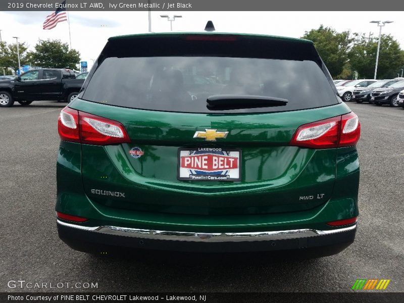 Ivy Green Metallic / Jet Black 2019 Chevrolet Equinox LT AWD