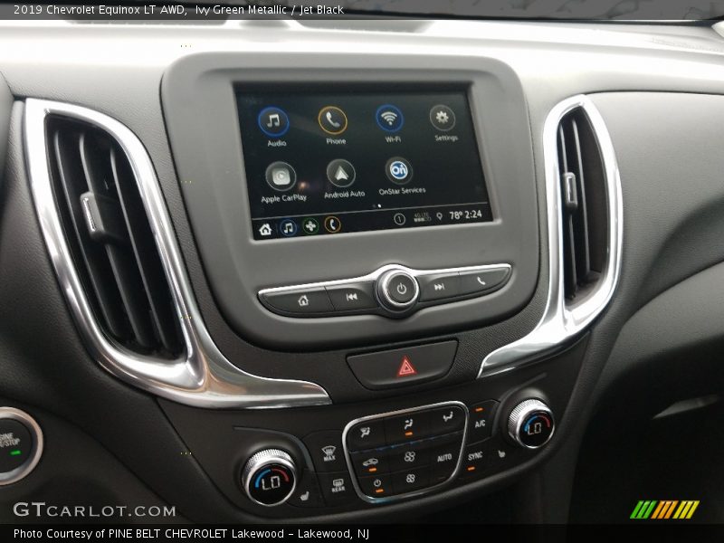 Ivy Green Metallic / Jet Black 2019 Chevrolet Equinox LT AWD