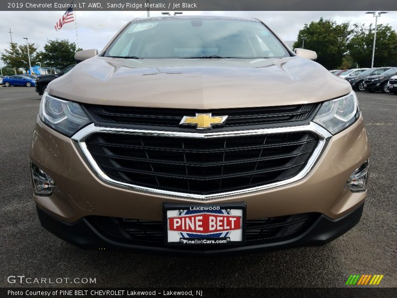 Sandy Ridge Metallic / Jet Black 2019 Chevrolet Equinox LT AWD