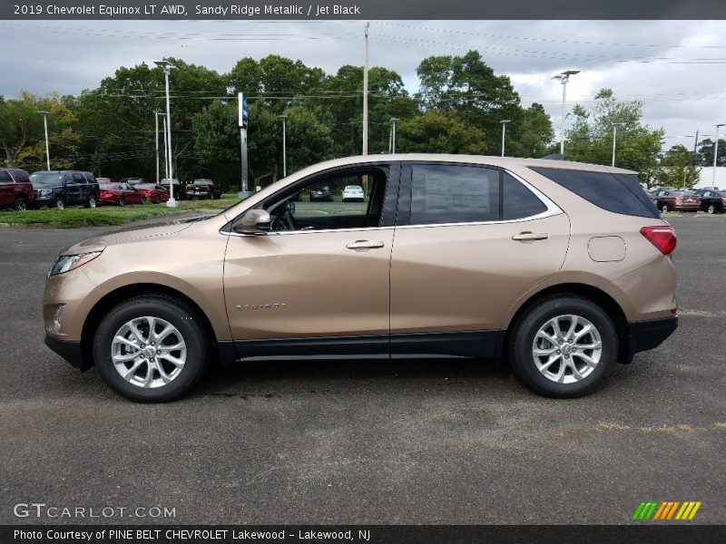 Sandy Ridge Metallic / Jet Black 2019 Chevrolet Equinox LT AWD