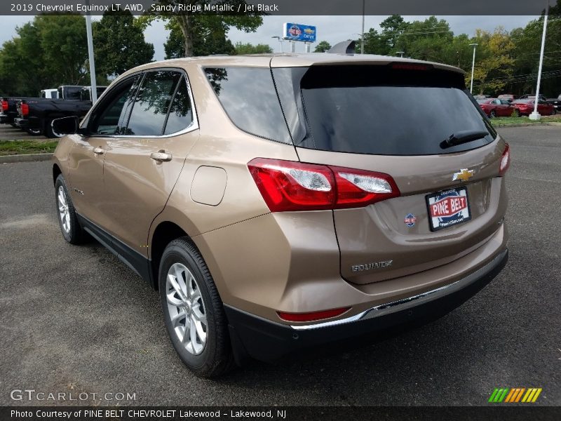 Sandy Ridge Metallic / Jet Black 2019 Chevrolet Equinox LT AWD