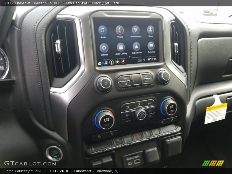 Black / Jet Black 2019 Chevrolet Silverado 1500 LT Crew Cab 4WD
