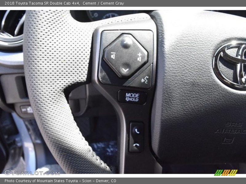 Cement / Cement Gray 2018 Toyota Tacoma SR Double Cab 4x4