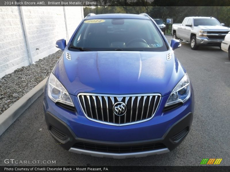 Brilliant Blue Metallic / Ebony 2014 Buick Encore AWD