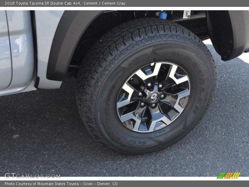 Cement / Cement Gray 2018 Toyota Tacoma SR Double Cab 4x4