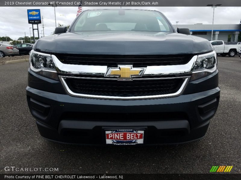 Shadow Gray Metallic / Jet Black/Dark Ash 2019 Chevrolet Colorado WT Extended Cab