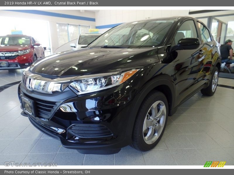 Crystal Black Pearl / Black 2019 Honda HR-V LX AWD