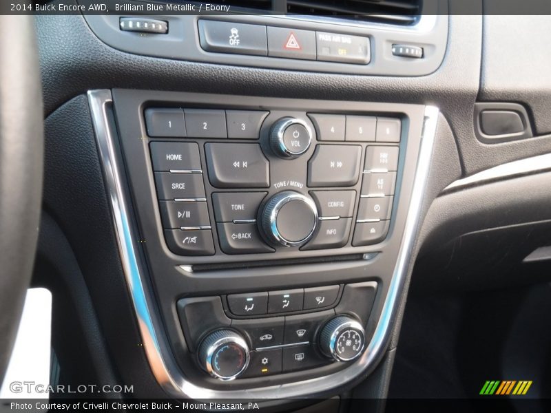 Brilliant Blue Metallic / Ebony 2014 Buick Encore AWD