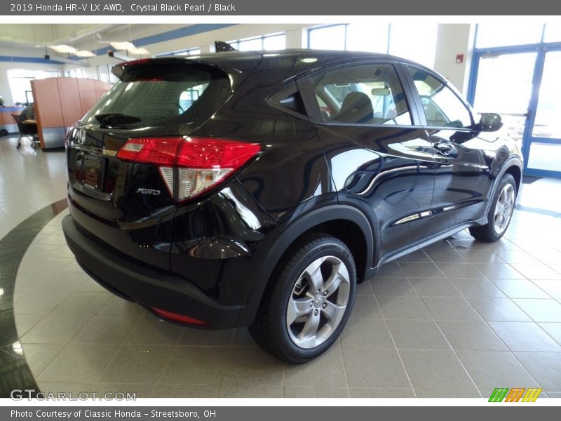 Crystal Black Pearl / Black 2019 Honda HR-V LX AWD