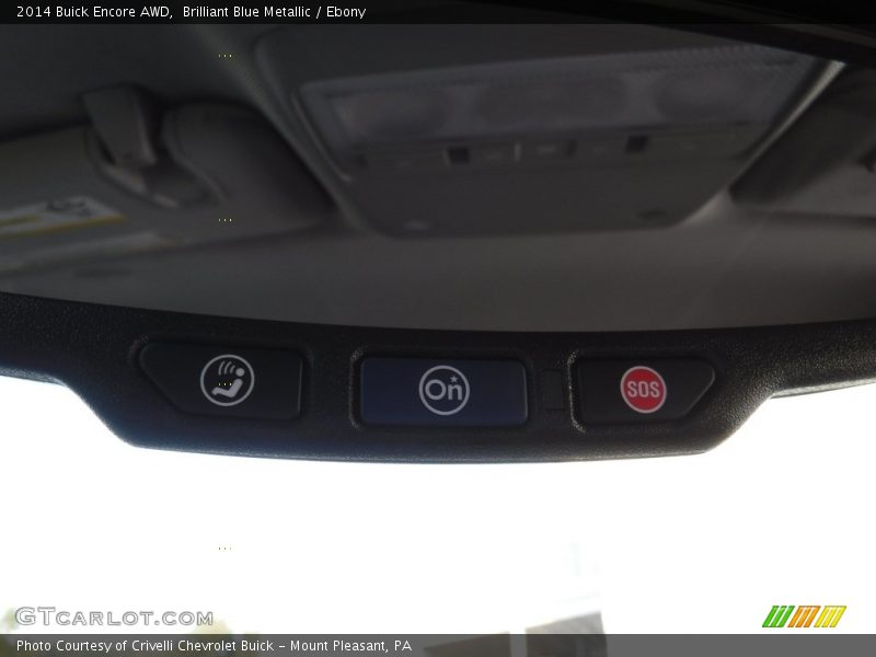 Brilliant Blue Metallic / Ebony 2014 Buick Encore AWD