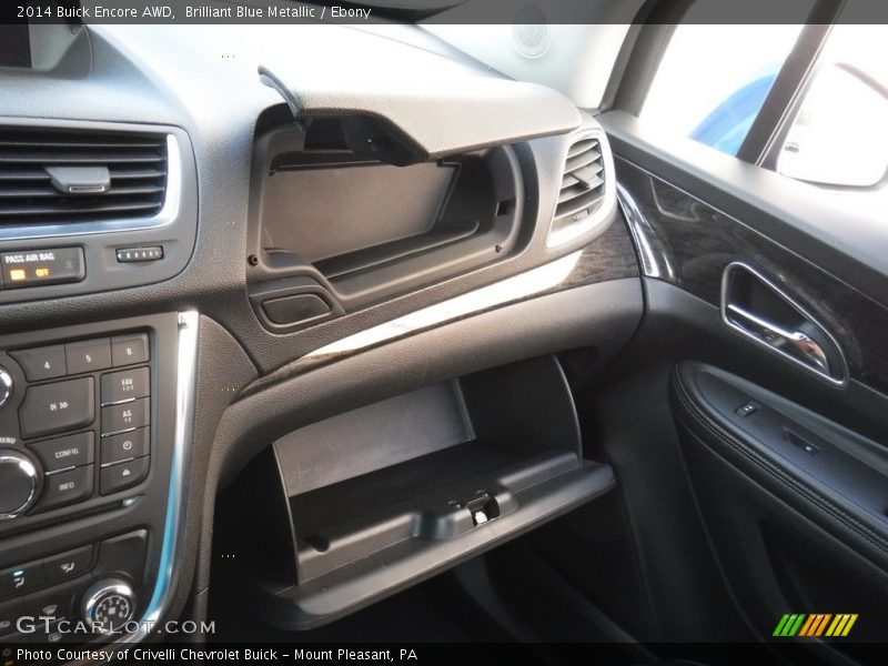 Brilliant Blue Metallic / Ebony 2014 Buick Encore AWD