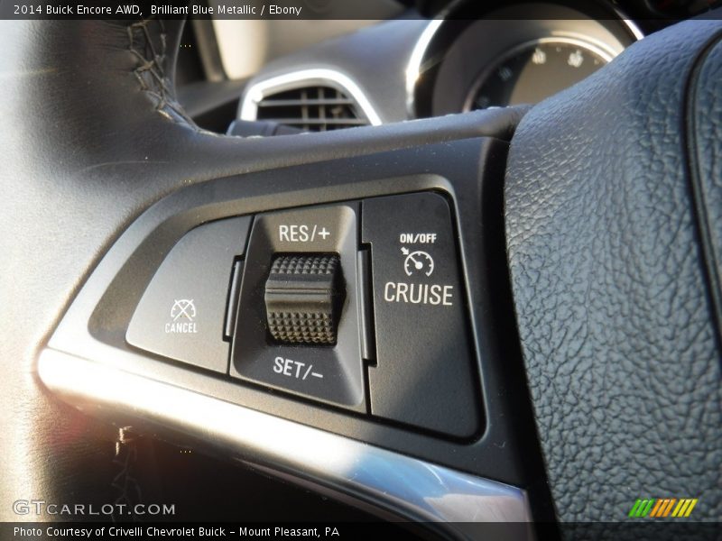 Brilliant Blue Metallic / Ebony 2014 Buick Encore AWD
