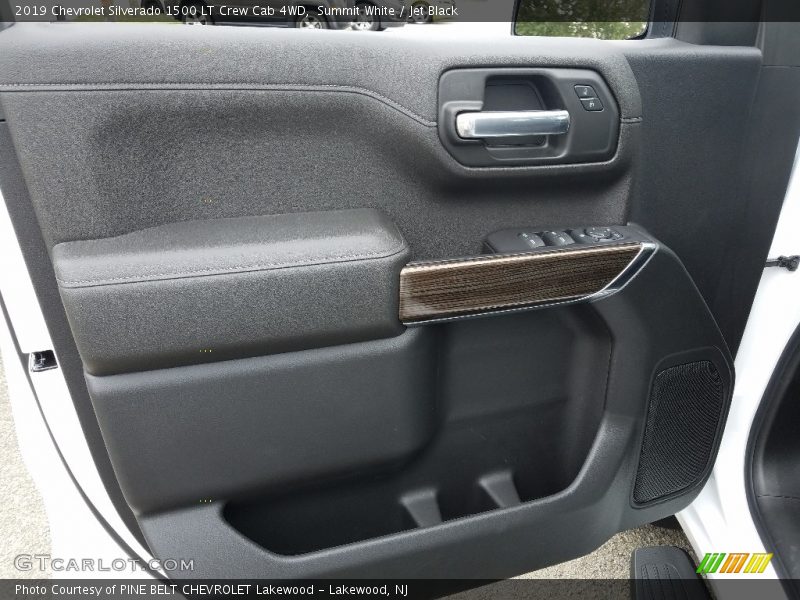 Summit White / Jet Black 2019 Chevrolet Silverado 1500 LT Crew Cab 4WD