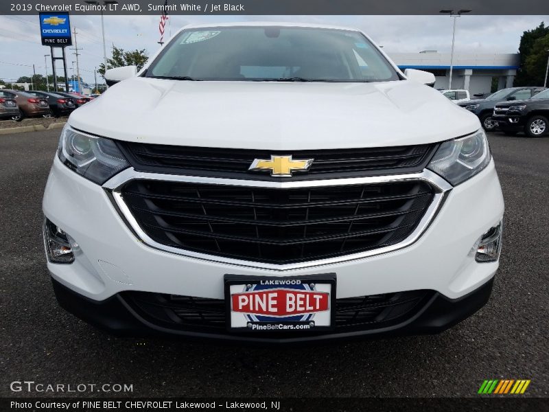 Summit White / Jet Black 2019 Chevrolet Equinox LT AWD