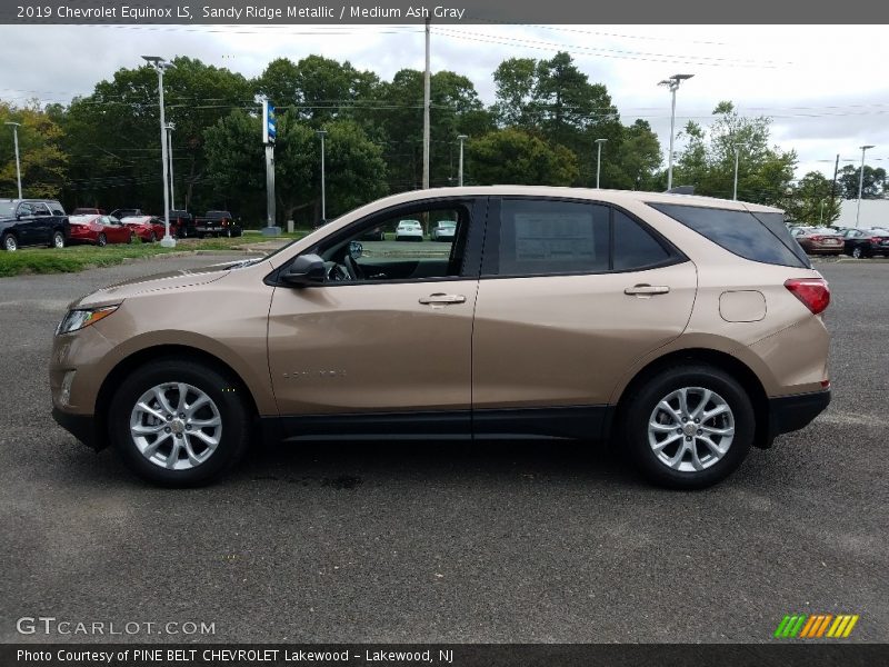 Sandy Ridge Metallic / Medium Ash Gray 2019 Chevrolet Equinox LS