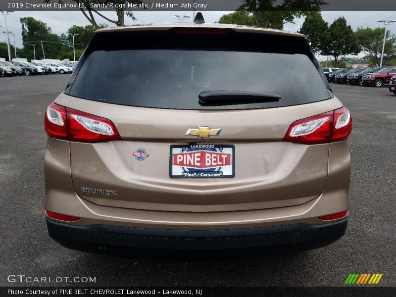 Sandy Ridge Metallic / Medium Ash Gray 2019 Chevrolet Equinox LS