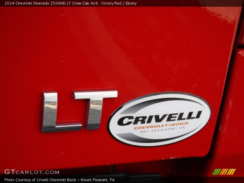 Victory Red / Ebony 2014 Chevrolet Silverado 2500HD LT Crew Cab 4x4