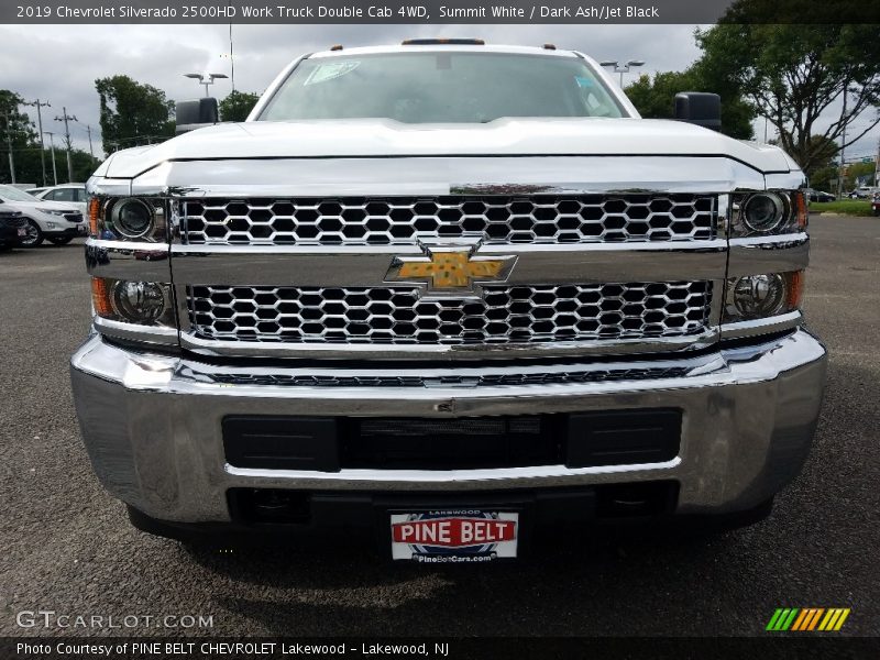 Summit White / Dark Ash/Jet Black 2019 Chevrolet Silverado 2500HD Work Truck Double Cab 4WD