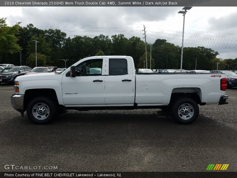 Summit White / Dark Ash/Jet Black 2019 Chevrolet Silverado 2500HD Work Truck Double Cab 4WD