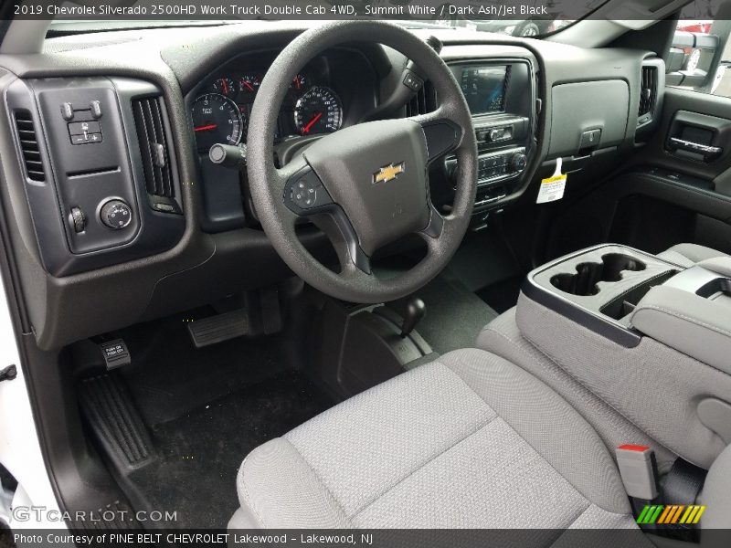 Summit White / Dark Ash/Jet Black 2019 Chevrolet Silverado 2500HD Work Truck Double Cab 4WD