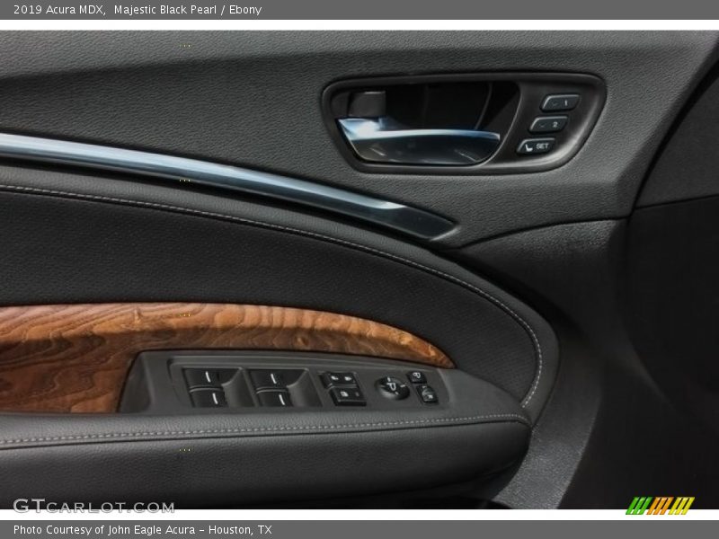 Majestic Black Pearl / Ebony 2019 Acura MDX