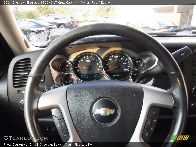 Victory Red / Ebony 2014 Chevrolet Silverado 2500HD LT Crew Cab 4x4