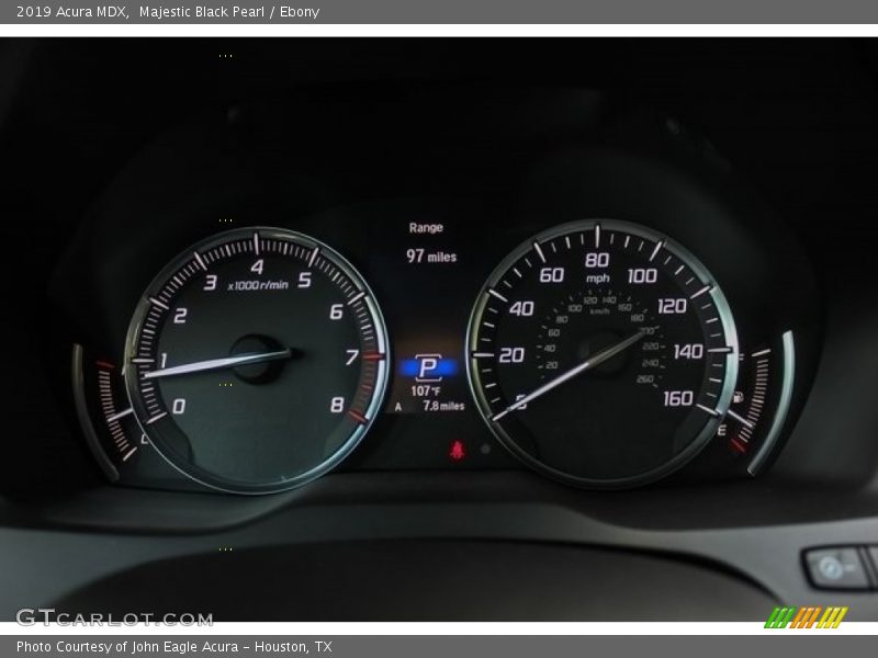 Majestic Black Pearl / Ebony 2019 Acura MDX