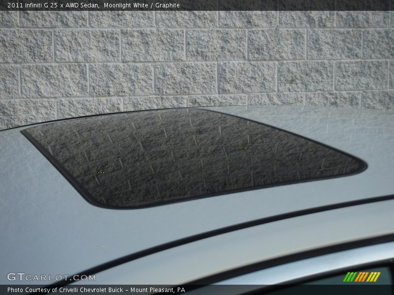 Moonlight White / Graphite 2011 Infiniti G 25 x AWD Sedan