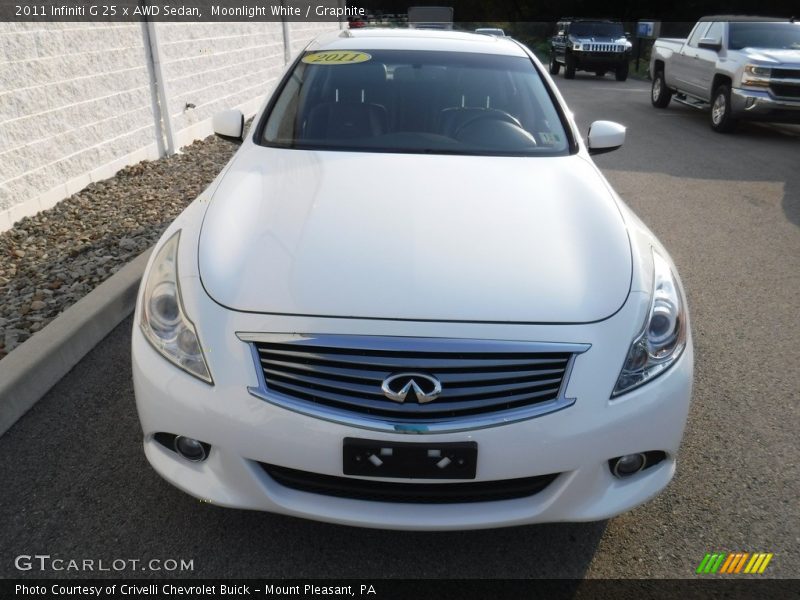 Moonlight White / Graphite 2011 Infiniti G 25 x AWD Sedan