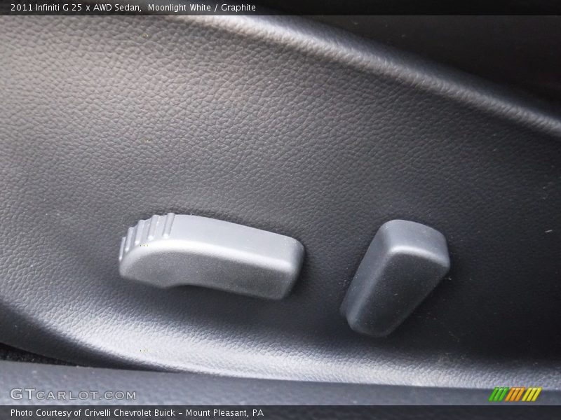 Moonlight White / Graphite 2011 Infiniti G 25 x AWD Sedan