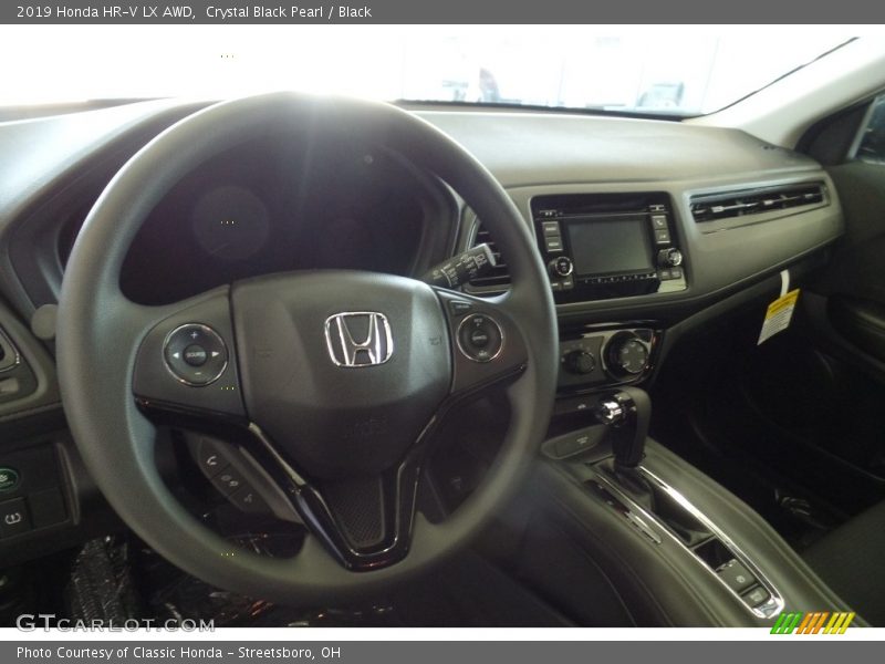 Crystal Black Pearl / Black 2019 Honda HR-V LX AWD
