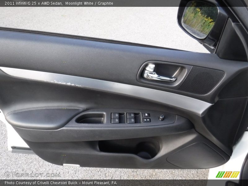 Moonlight White / Graphite 2011 Infiniti G 25 x AWD Sedan