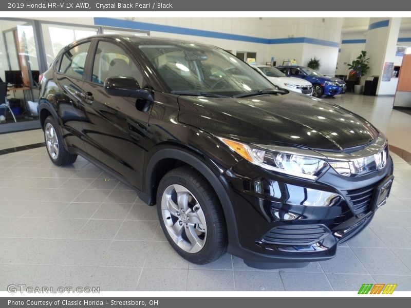Crystal Black Pearl / Black 2019 Honda HR-V LX AWD