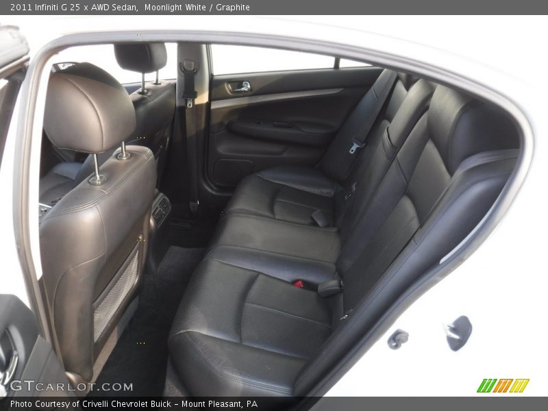 Moonlight White / Graphite 2011 Infiniti G 25 x AWD Sedan