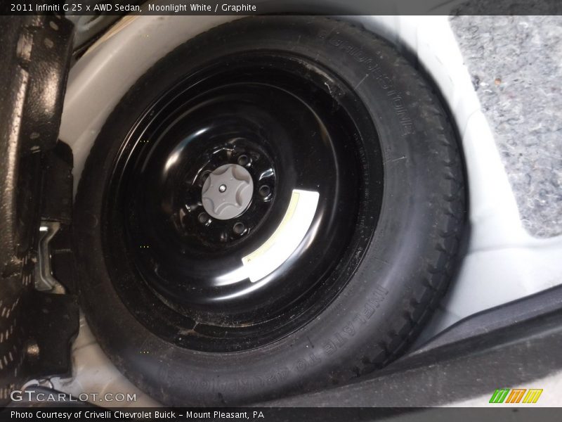 Moonlight White / Graphite 2011 Infiniti G 25 x AWD Sedan