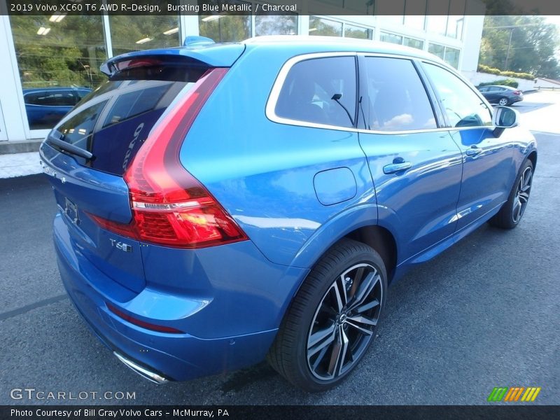 Bursting Blue Metallic / Charcoal 2019 Volvo XC60 T6 AWD R-Design
