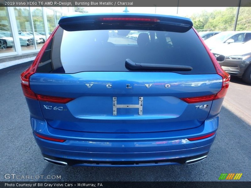 Bursting Blue Metallic / Charcoal 2019 Volvo XC60 T6 AWD R-Design