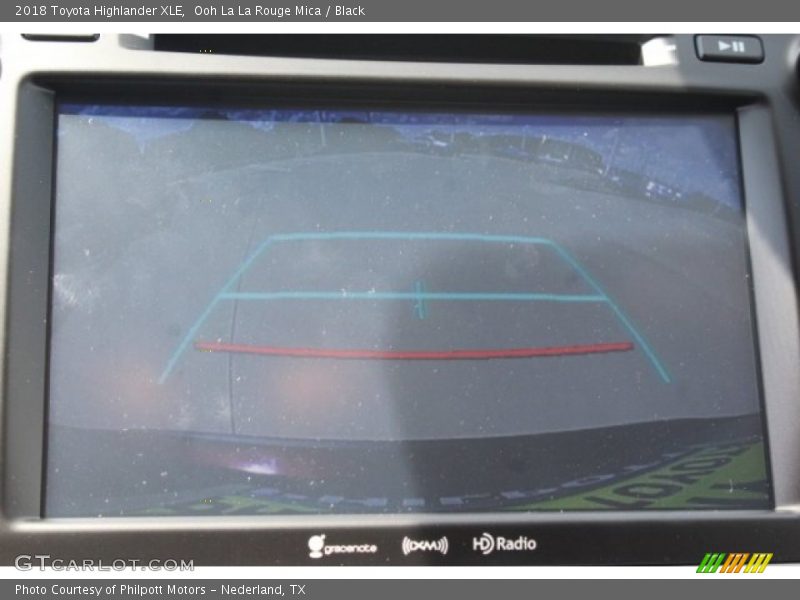 Ooh La La Rouge Mica / Black 2018 Toyota Highlander XLE