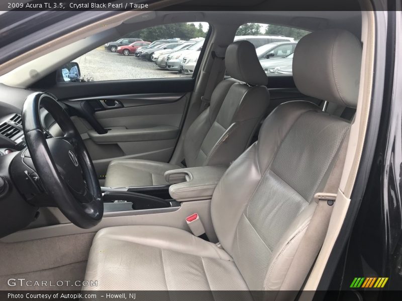 Crystal Black Pearl / Taupe 2009 Acura TL 3.5