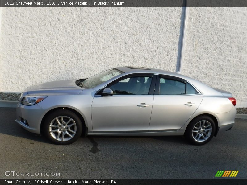 Silver Ice Metallic / Jet Black/Titanium 2013 Chevrolet Malibu ECO